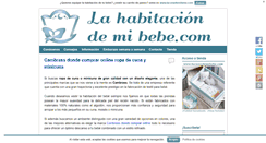 Desktop Screenshot of lahabitaciondemibebe.com